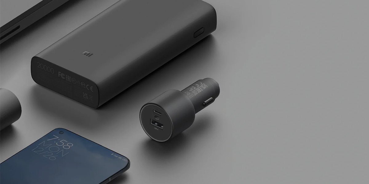 XIAOMI 67W CAR CHARGER (USB-A + TYPE-C)