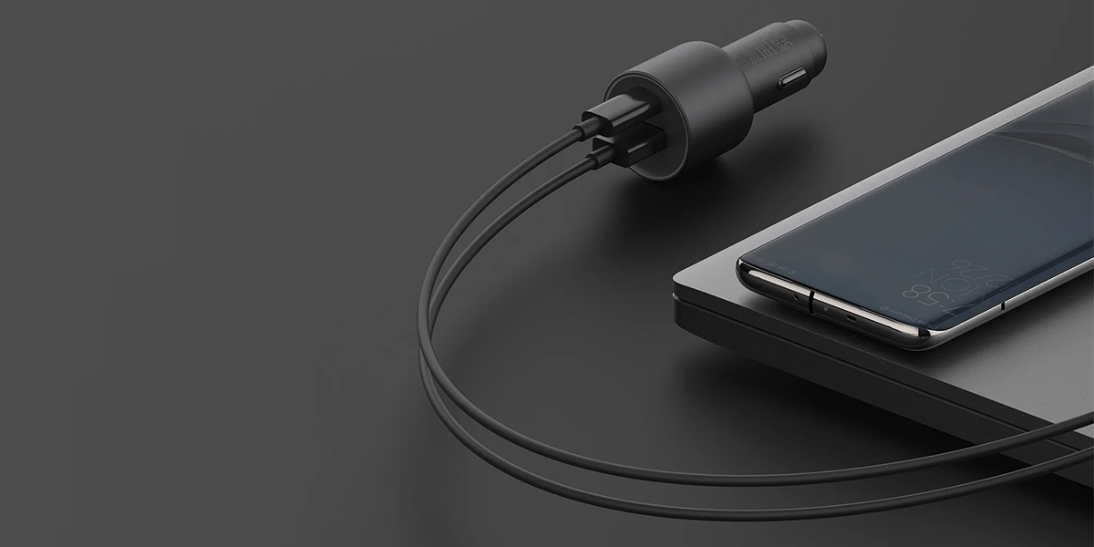 XIAOMI 67W CAR CHARGER (USB-A + TYPE-C)