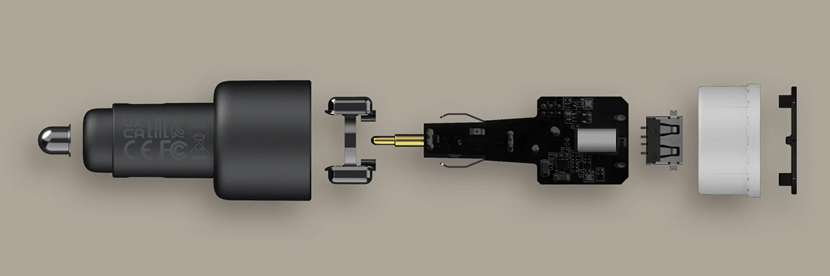 XIAOMI 67W CAR CHARGER (USB-A + TYPE-C)