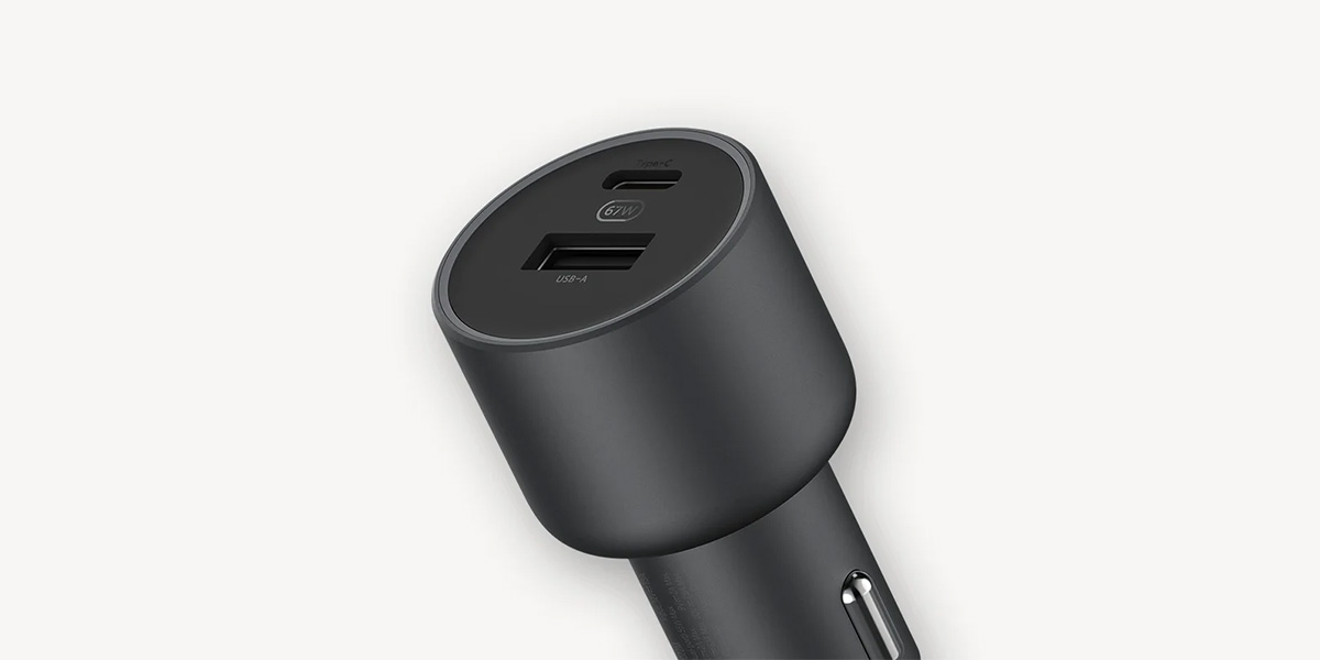 XIAOMI 67W CAR CHARGER (USB-A + TYPE-C)