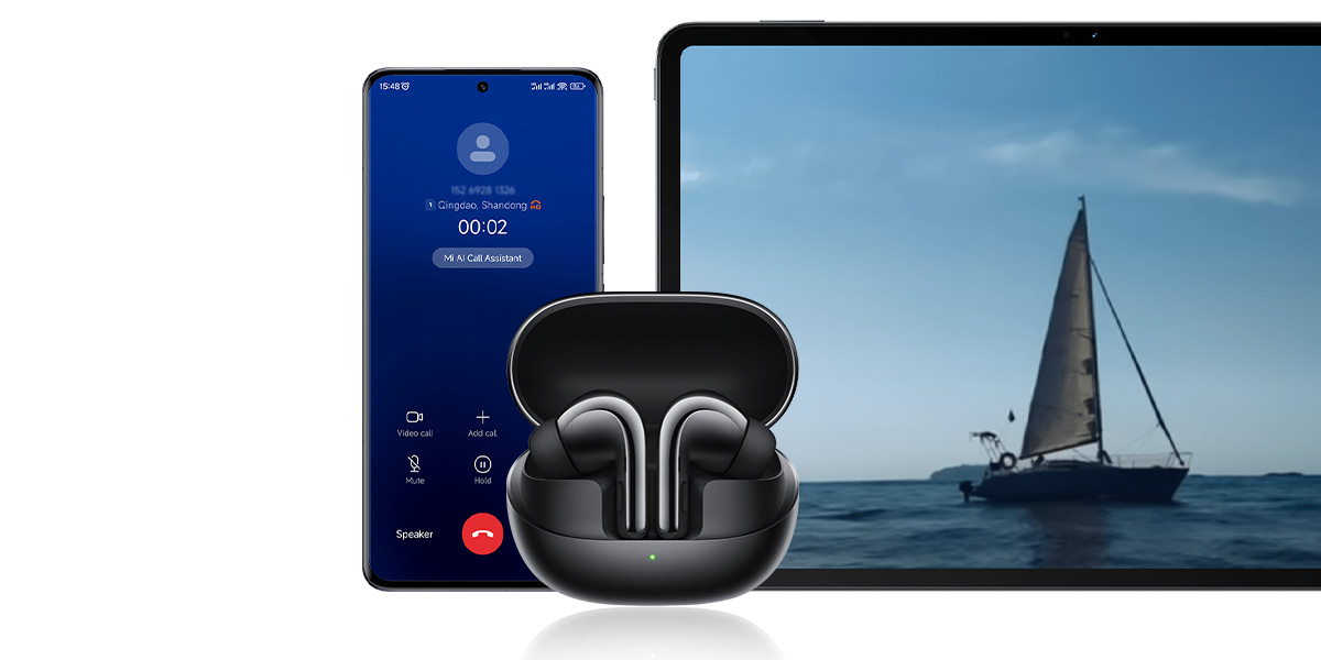 Xiaomi Buds 4 Pro - Łączność z dwoma urządzeniami