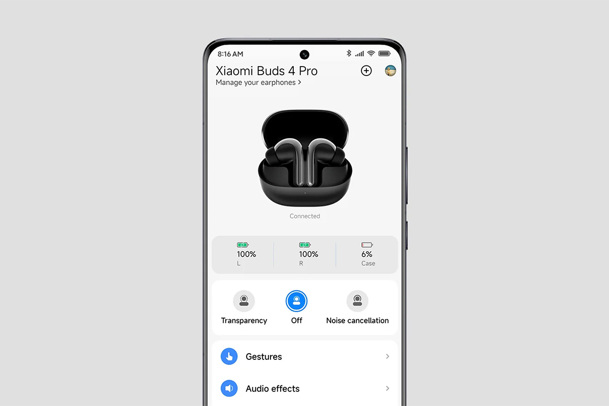 Xiaomi Buds 4 Pro - Z łatwością dostosuj swoje słuchawki douszne