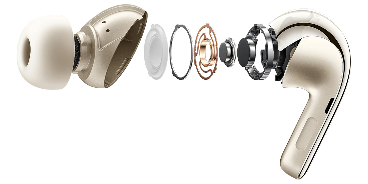 Xiaomi Buds 4 Pro - 11-milimetrowy, dwumagnesowy, superbalansujący przetwornik zapewniający potężne wrażenia dźwiękowe HiFi