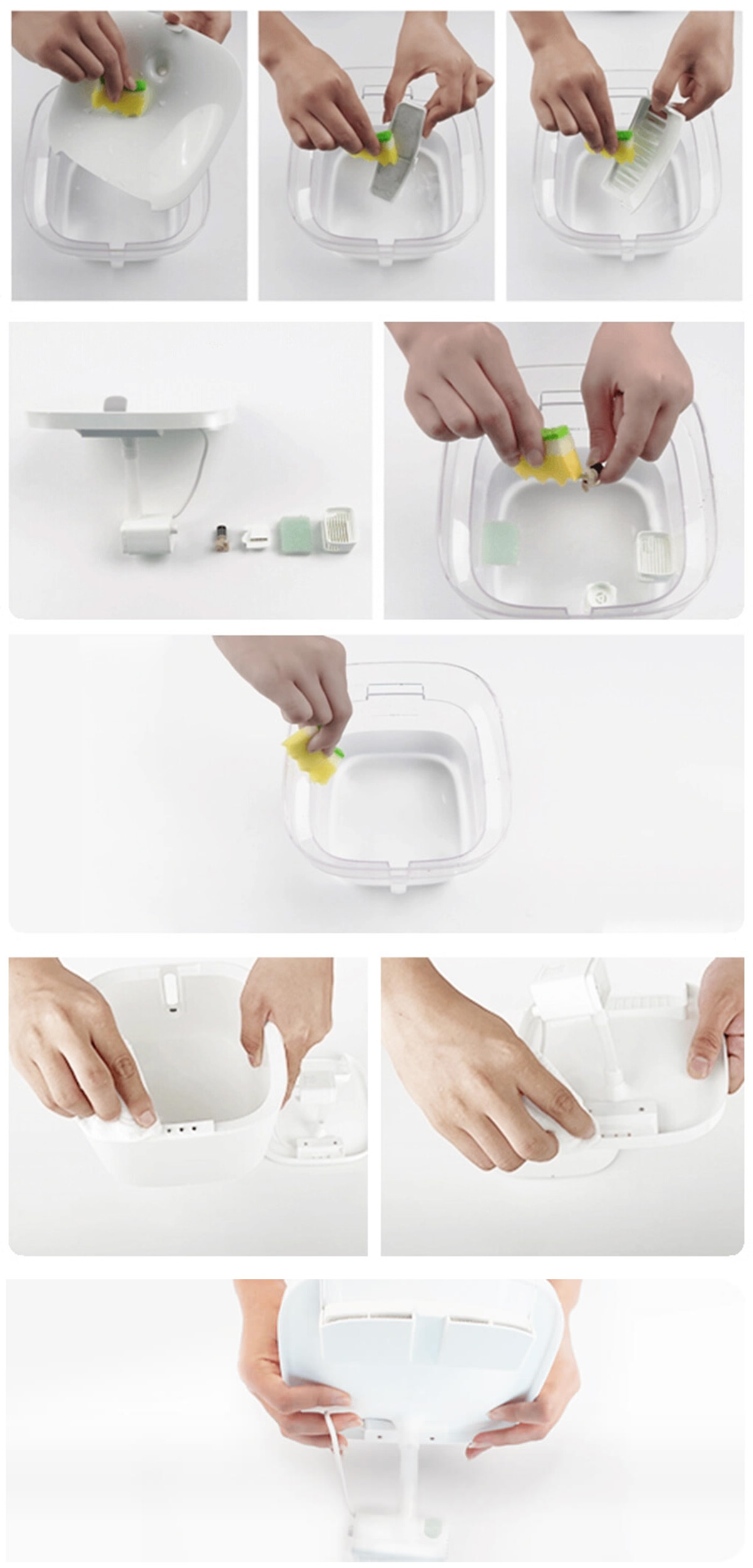 Xiaomi Smart Pet Fountain - Porady dotyczące czyszczenia