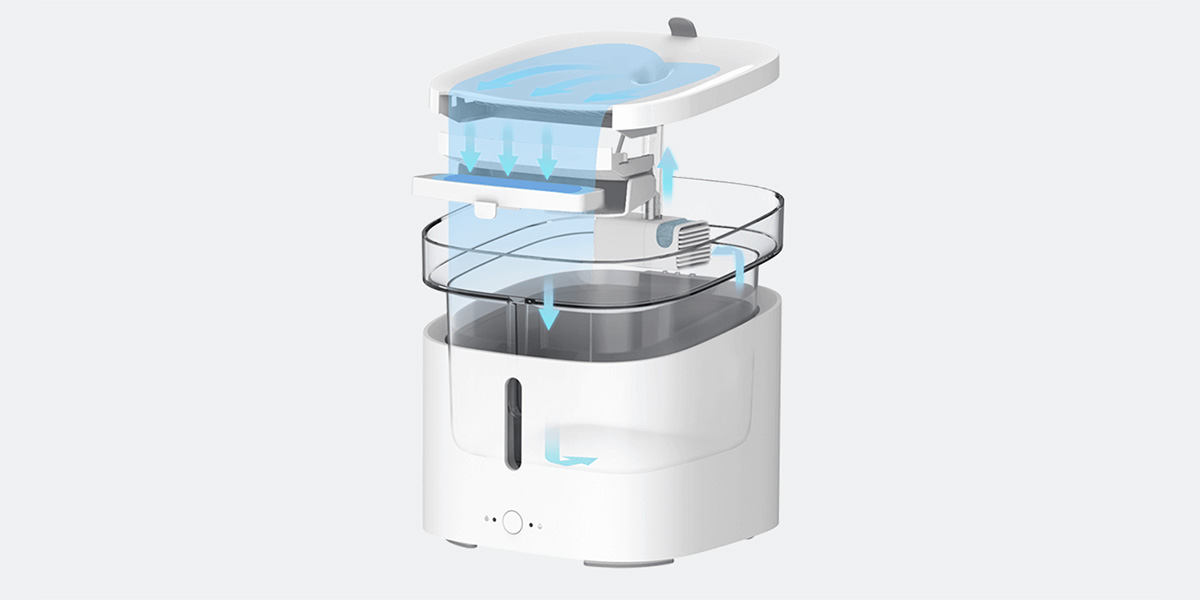 Xiaomi Smart Pet Fountain - Obieg wody z tlenem