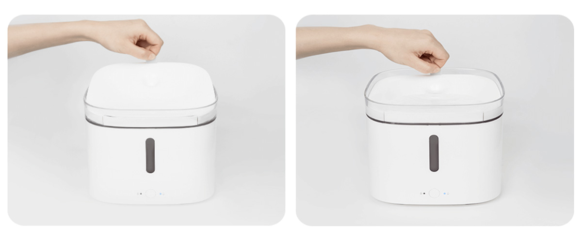 Xiaomi Smart Pet Fountain - Automatyczne wyłączanie zasilania dla łatwego dodawania wody