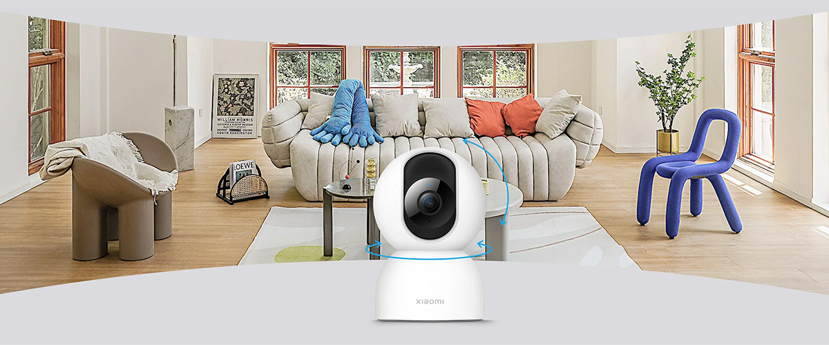 Xiaomi Smart Camera C400 - Obrót o 360° dla pełnego pokrycia