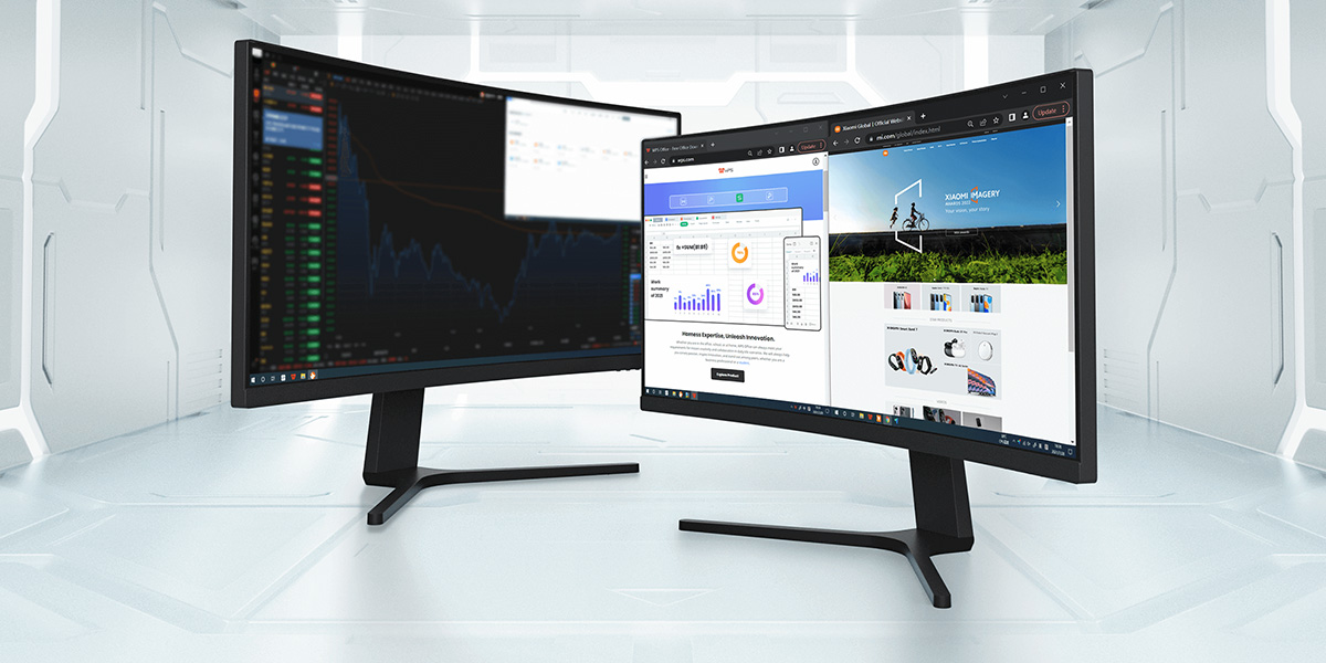 Xiaomi Curved Gaming Monitor 30" - PIP i PBP w jednym, wielofunkcyjnym i wydajnym monitorze