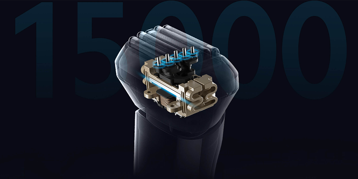 Mocny napęd bezpośredni dla ostrzy wewnętrznych