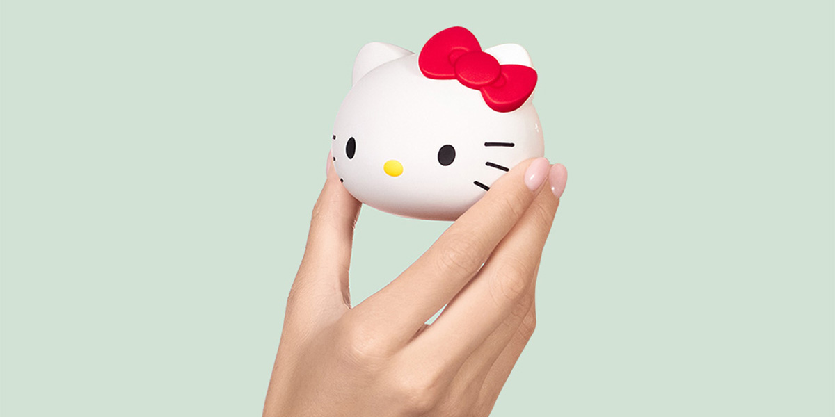 SONICZNA SZCZOTECZKA DO CZYSZCZENIA TWARZY 4W1 GESKE Z APLIKACJA - HELLO KITTY