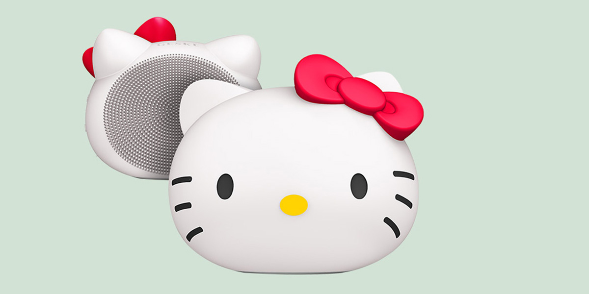 SONICZNA SZCZOTECZKA DO CZYSZCZENIA TWARZY 4W1 GESKE Z APLIKACJA - HELLO KITTY
