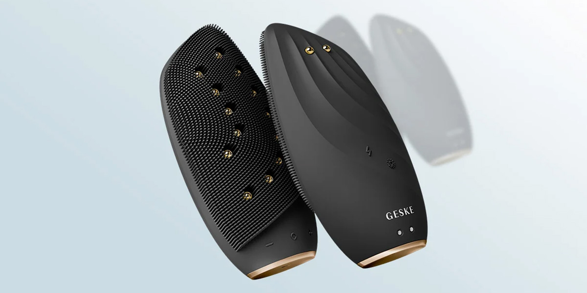 SONICZNA SZCZOTECZKA TERMICZNA & LIFTING DO TWARZY 8W1 GESKE Z APLIKACJĄ