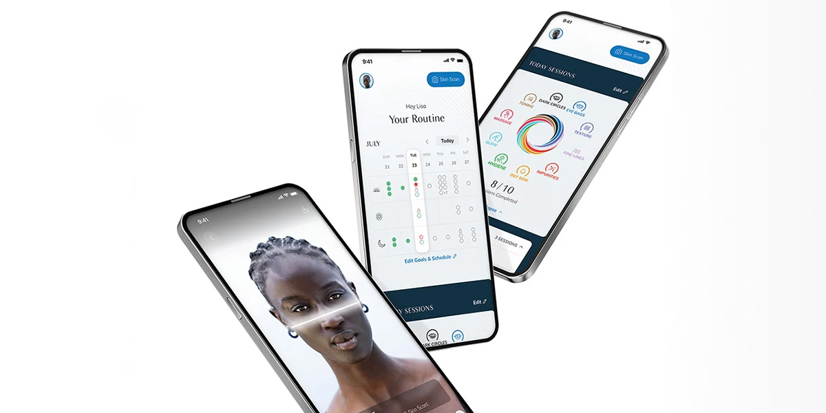 SONICZNA SZCZOTECZKA TERMICZNA & LIFTING DO TWARZY 8W1 GESKE Z APLIKACJĄ