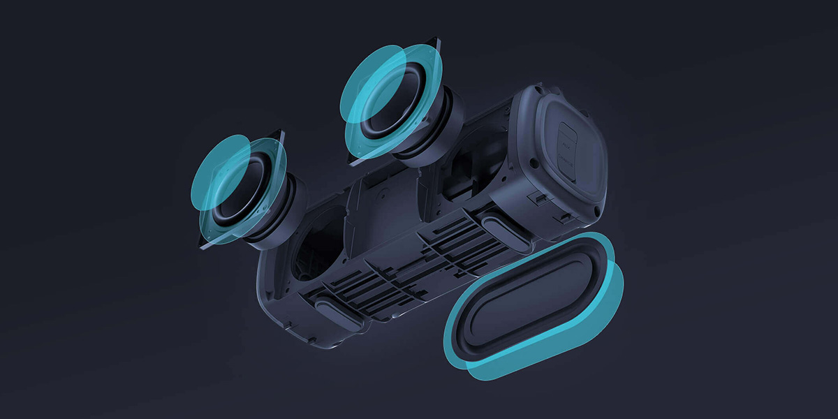 Mi Portable Bluetooth Speaker (16W) - Wysokiej jakości dźwięk 16W