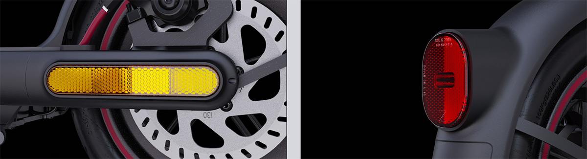 Xiaomi Electric Scooter 4 Pro - Większa widoczność, większe bezpieczeństwo