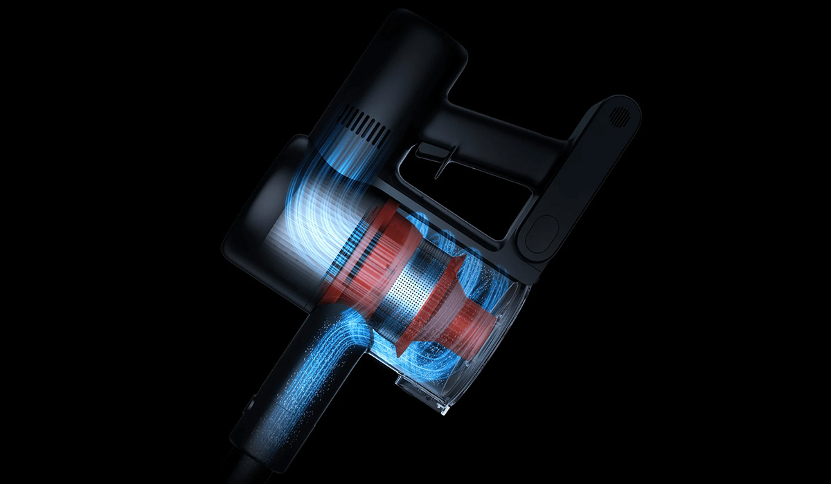 XIAOMI VACUUM CLEANER G10 PLUS - System pięciostopniowej filtracji skutecznie zapobiega wtórnemu zanieczyszczeniu