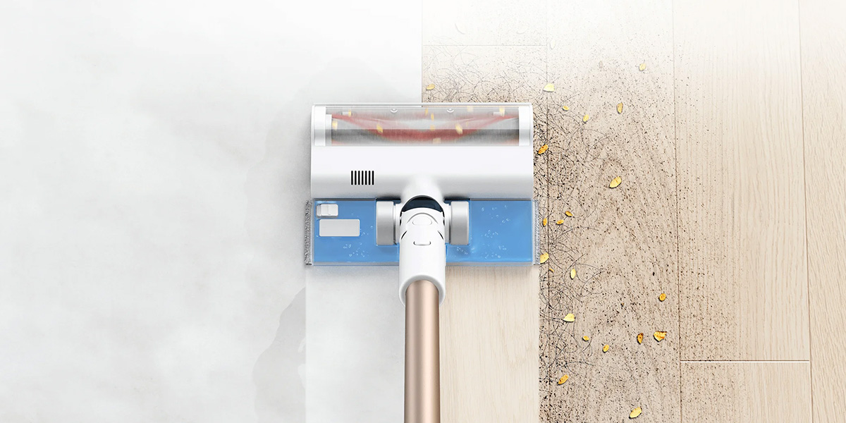 XIAOMI VACUUM CLEANER G10 PLUS - Efektywnie usuwa zarówno drobny kurz, jak i plamy pochodzące z wody jednocześnie
