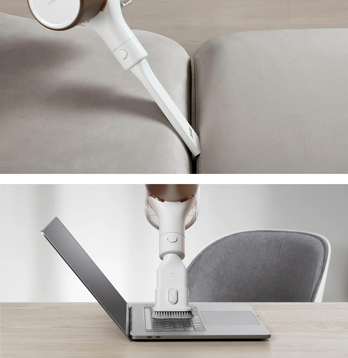 XIAOMI VACUUM CLEANER G10 PLUS - Dwa unikalne, płaskie ssawki do odkurzania