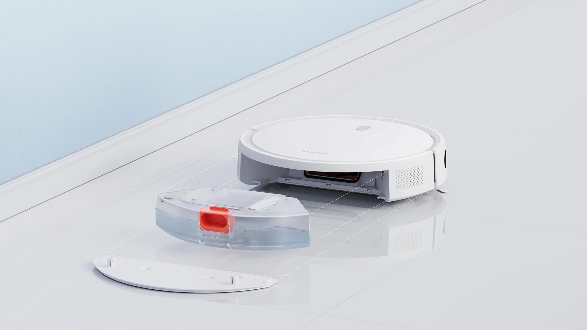 Xiaomi Robot Vacuum E10 - Szuflada zaprojektowana do szybkiego demontażu i montażu