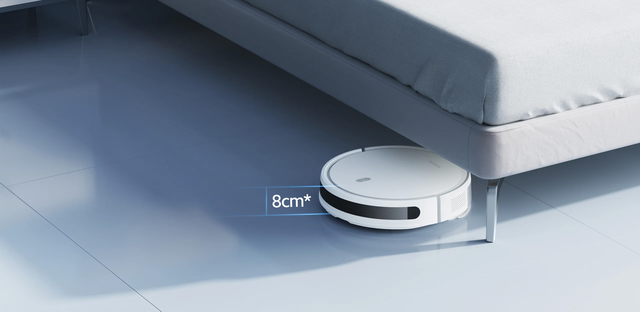 Xiaomi Robot Vacuum E10 - Niewielki rozmiar umożliwia swobodne poruszanie się
