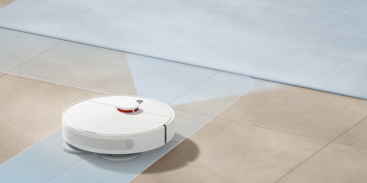 Xiaomi Robot Vacuum S10+ - Uniemożliwia zaczepienie krawędzi dywanu podczas czyszczenia mopem