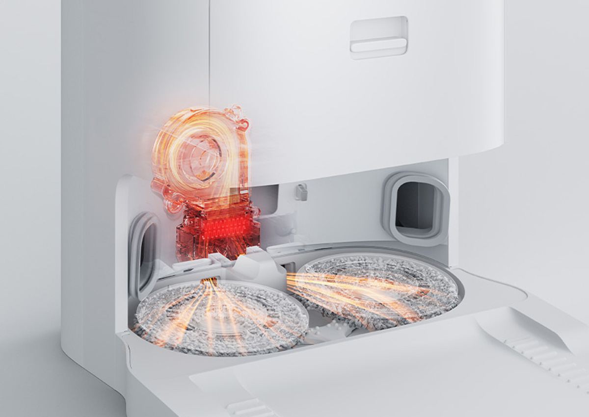 Xiaomi Robot Vacuum X10+ - 2-godzinne szybkie suszenie gorącym powietrzem