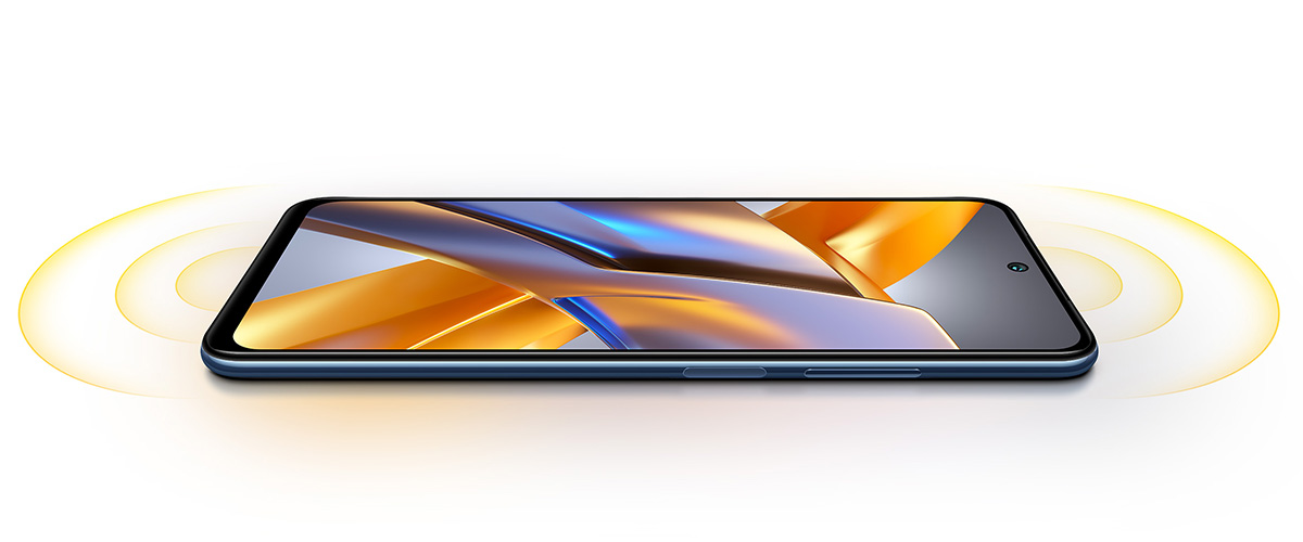Smartfon POCO M5s - głośniki stereo