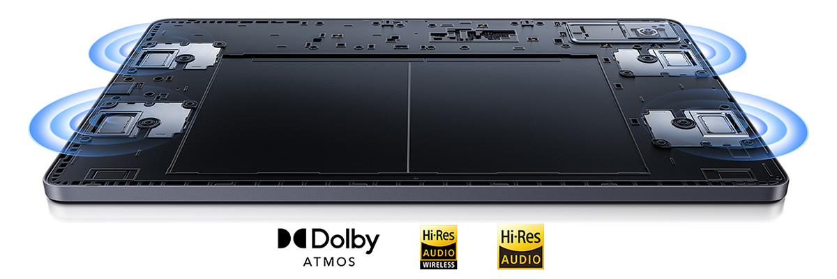 Redmi Pad - Cztery głośniki z obsługą Dolby Atmos