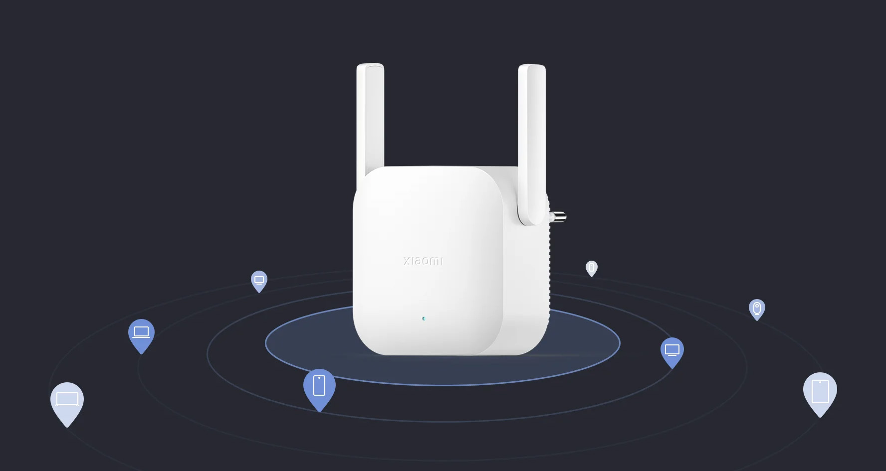 WZMACNIACZ SYGNAŁU XIAOMI WIFI RANGE EXTENDER N300