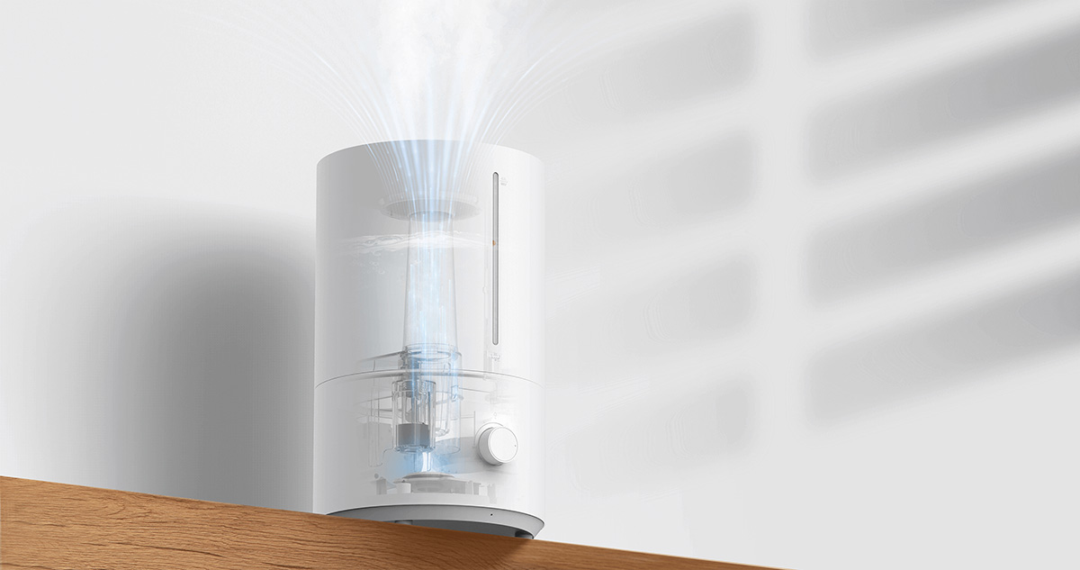 Xiaomi Smart Humidifier 2 Lite - 300 ml/h delikatnej mgiełki dla ciągłego nawilżania