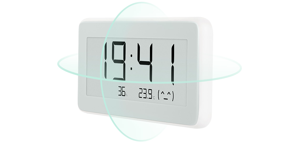 Duży wyświetlacz e-ink i szeroki kąt widzenia