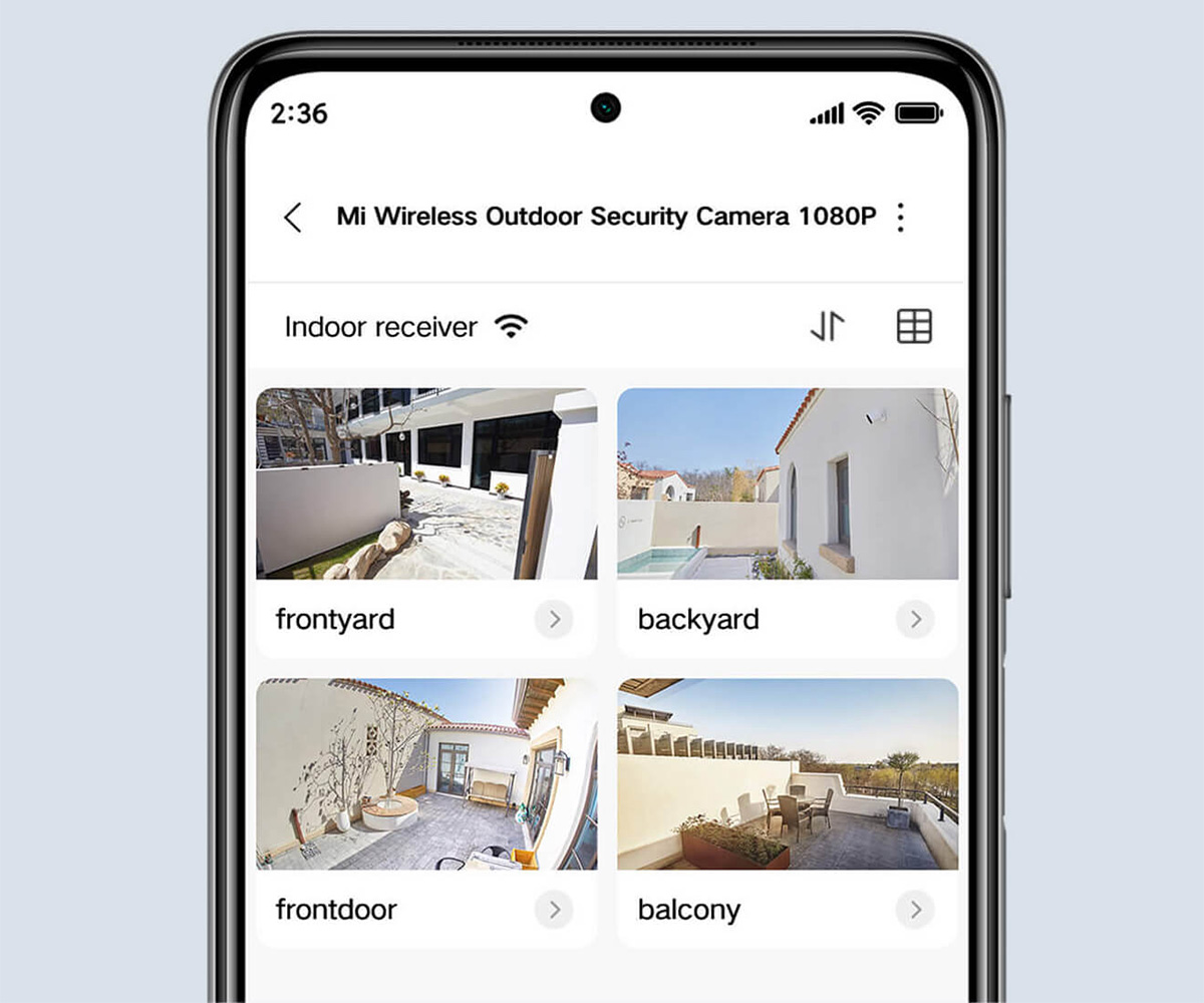 Cztery kamery nagrywające w tym samym czasie, bez martwych punktów