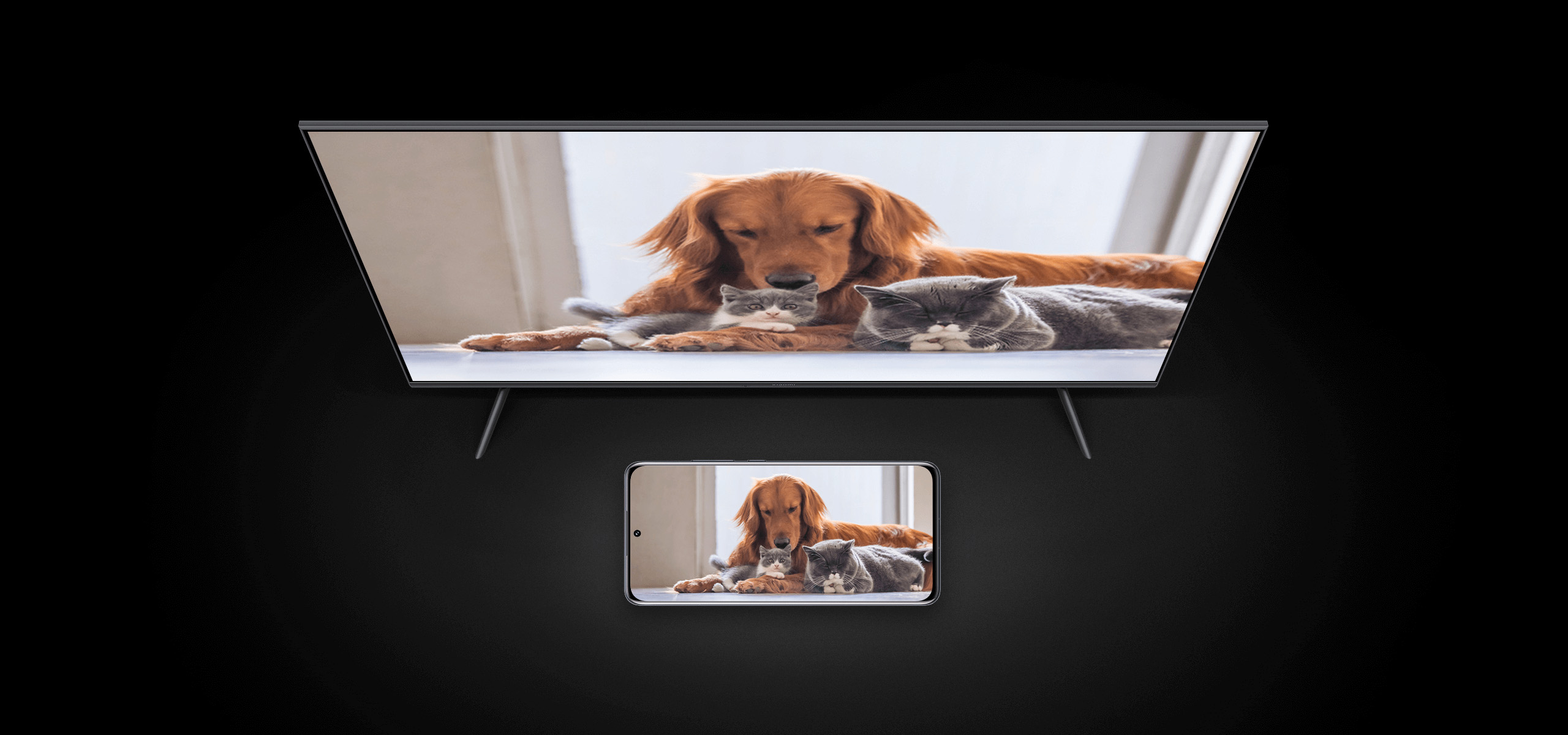 Xiaomi TV Q2 50" - Przesyłaj strumieniowo ze swojego urządzenia