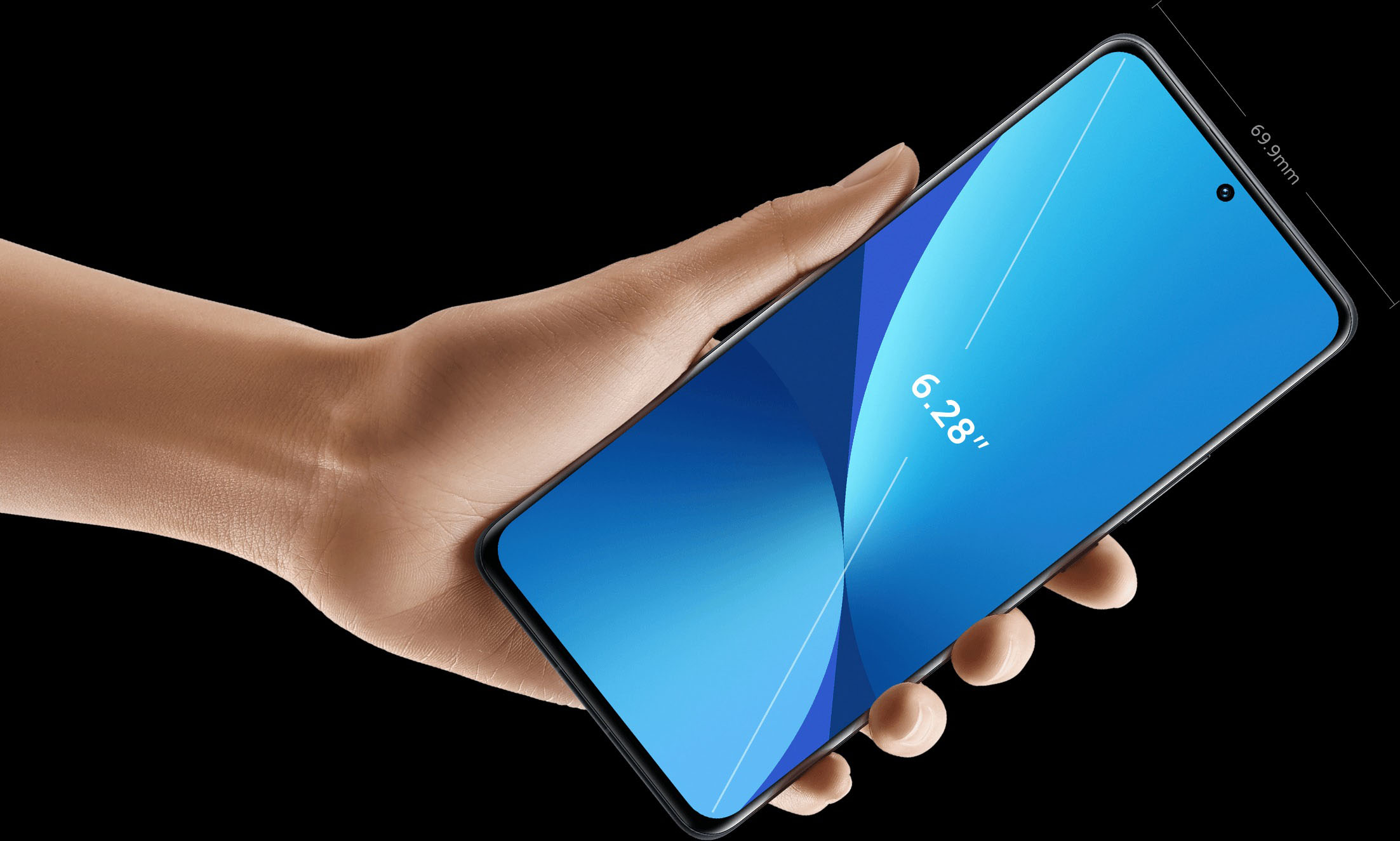 Xiaomi 12 w dłoni użytkownika