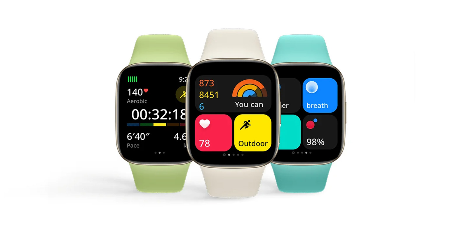 Redmi Watch 3 - Więcej miejsca na rozmieszczenie aplikacji
