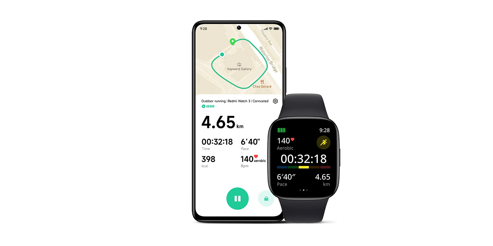 Redmi Watch 3 - Dokładne śledzenie każdego kroku