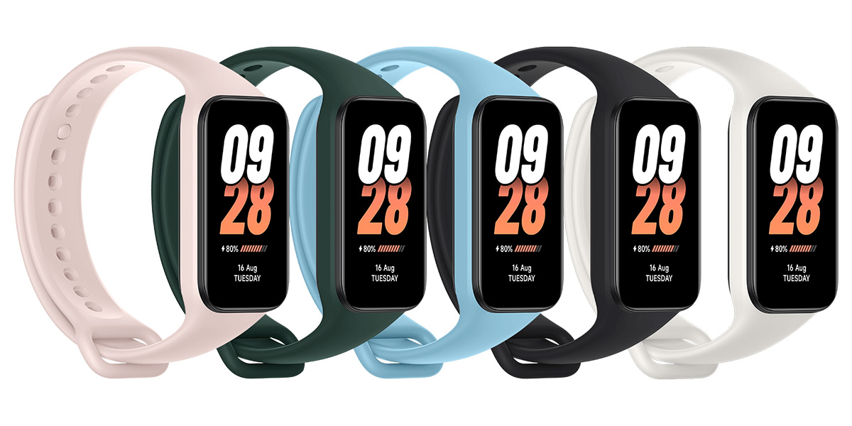 Xiaomi Smart Band 8 Active - Kolorowy, przyjazny dla skóry pasek