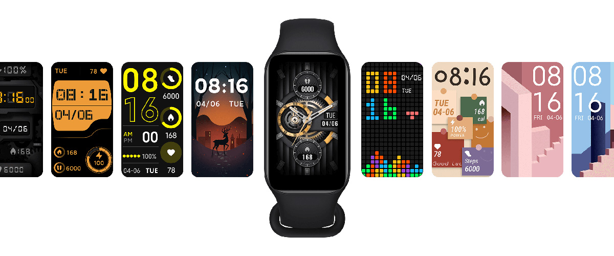 Xiaomi Smart Band 8 Active - Dostosowywane tarcze zegara