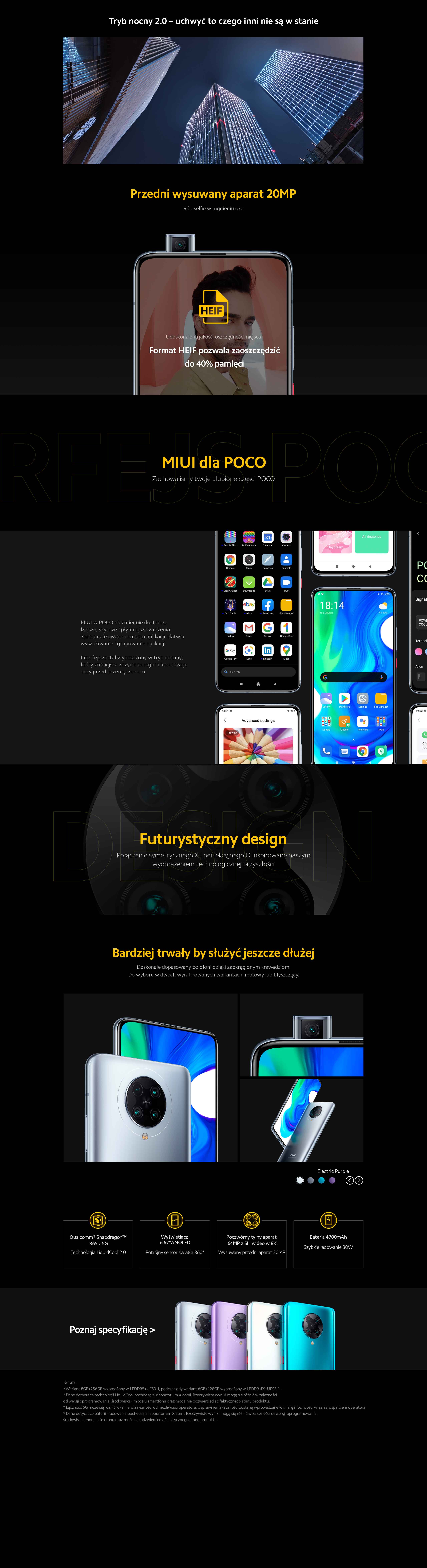 Smartfon POCO F2 Pro
