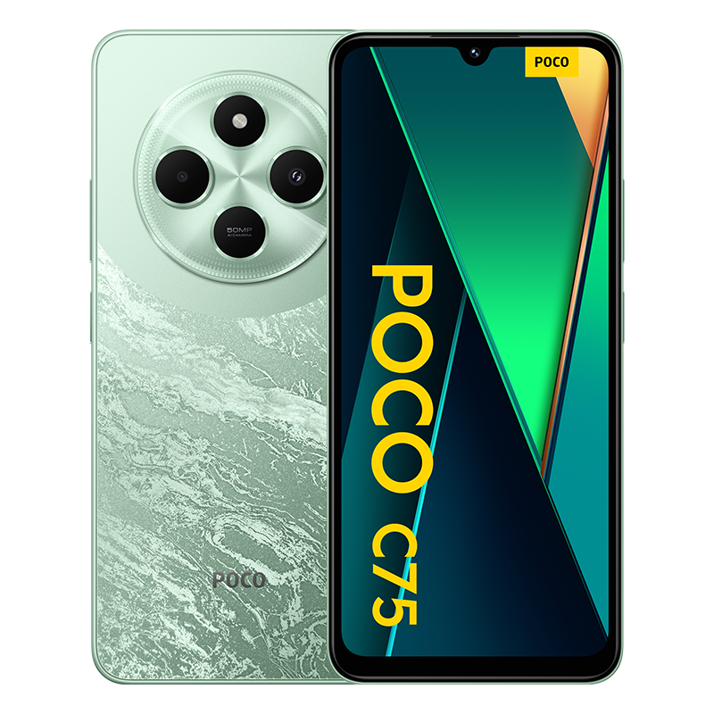 POCO C75 8GB+256GB グリーン Telefon POCO C75 8/256GB Green | Mimarkt - Twoje zakupy w