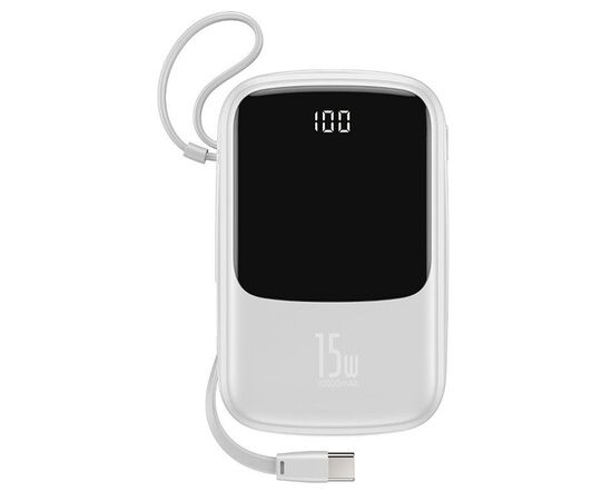 Baseus Powerbank Qpow 10000mAh 15W (biały)