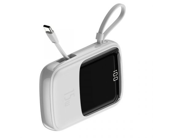 Baseus Powerbank Qpow 10000mAh 15W (biały)