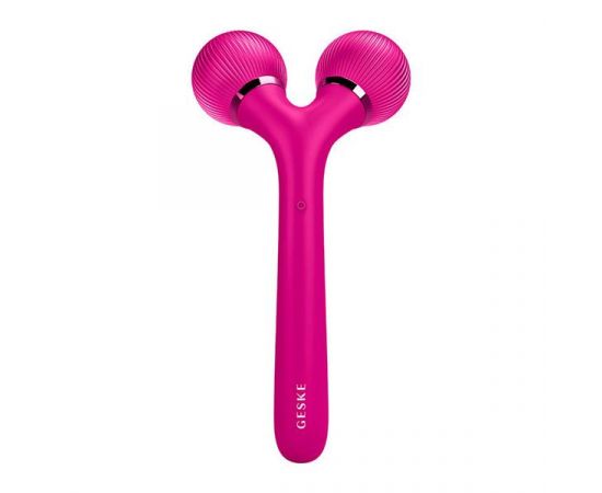 Roller soniczny do twarzy i ciała 4w1 Geske z aplikacją - Magenta