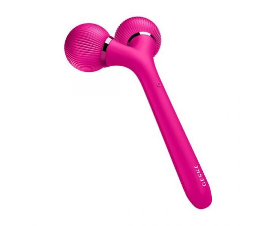 Roller soniczny do twarzy i ciała 4w1 Geske z aplikacją - Magenta