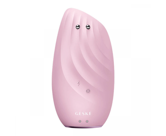 Soniczna szczoteczka termiczna & lifting do twarzy 8w1 Geske z aplikacją - Różowy