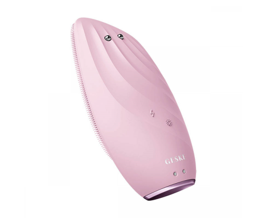 Soniczna szczoteczka termiczna & lifting do twarzy 8w1 Geske z aplikacją - Różowy