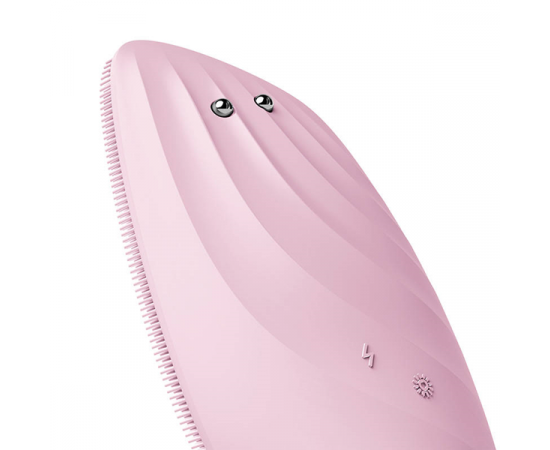 Soniczna szczoteczka termiczna & lifting do twarzy 8w1 Geske z aplikacją - Różowy